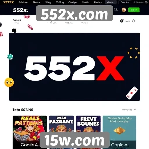 Comparação entre 552x.com e concorrentes no setor de jogos