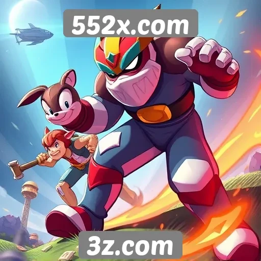 Evolução das categorias de jogos no 552x.com