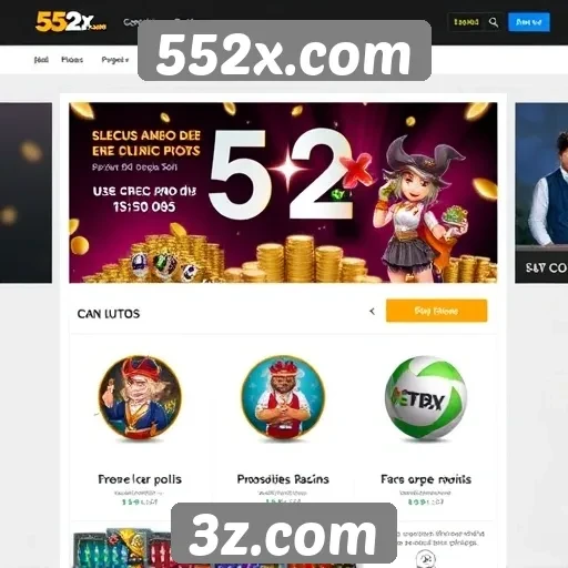 Promoções e bônus atraentes no 552x.com