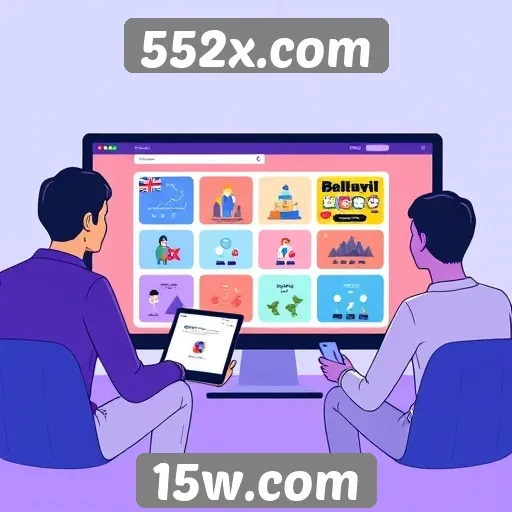 Acessibilidade do site 552x.com para novos usuários