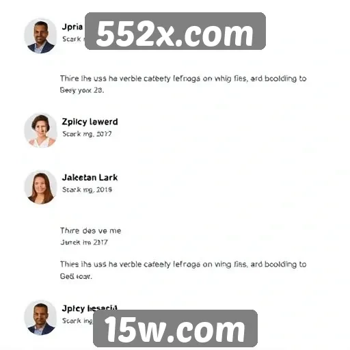 Feedback dos usuários sobre 552x.com